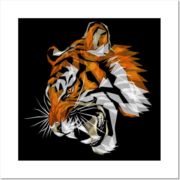 Tiger's Growl Wall Art by JoeConde